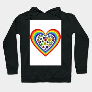 Rainbow Heart Hoodie